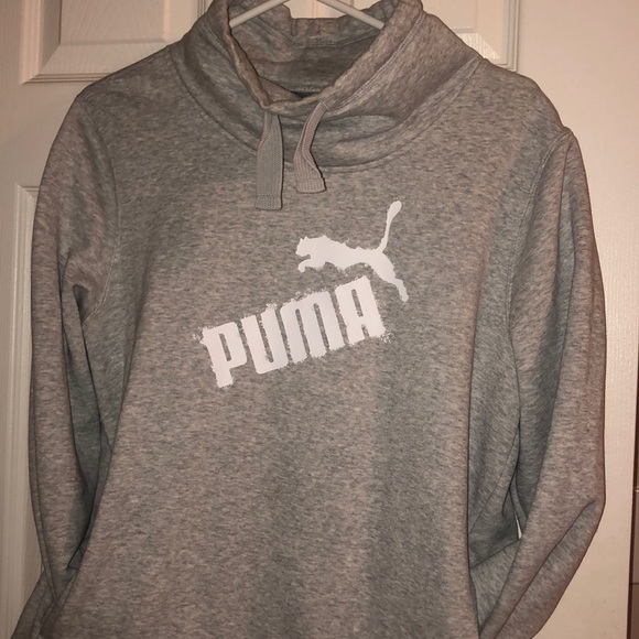 Puma gray sweater athletic wear - Picture 3 of 5